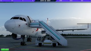 X-Plane 12, ToLiss A319-112, ASXP 12, Vatsim, SVR005, USTR(Tyumen) - Novosibirsk(UNNT)