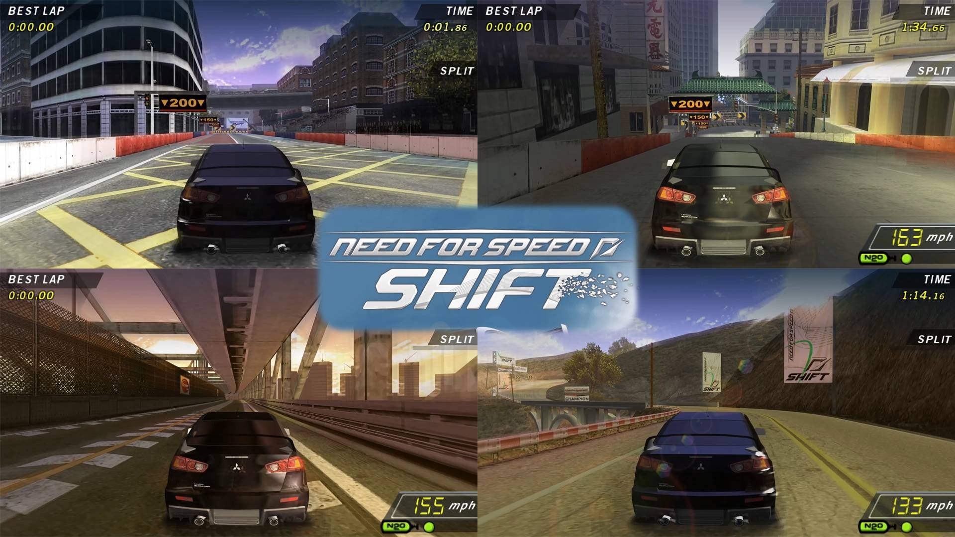 Need For Speed: Shift (PSP) - Все Гоночные Трассы
