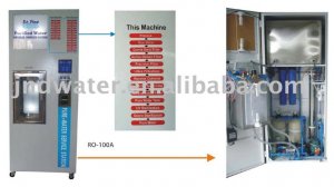 Торговые автоматы по продаже очищенной питьевой воды: RO-100A