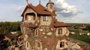 оформление дачи декоративная штукатурка. скульптура страна вихляндия.
