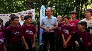 Военно-патриотический слет «Зарница Кубани» завершился в Северском районе