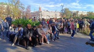 В сквере Гончарова звучит блюз