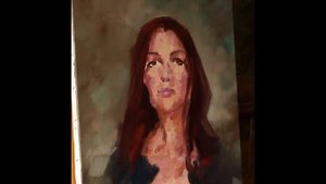 Портрет Alla Prima. The Alla Prima Portrait . Oil Painting.