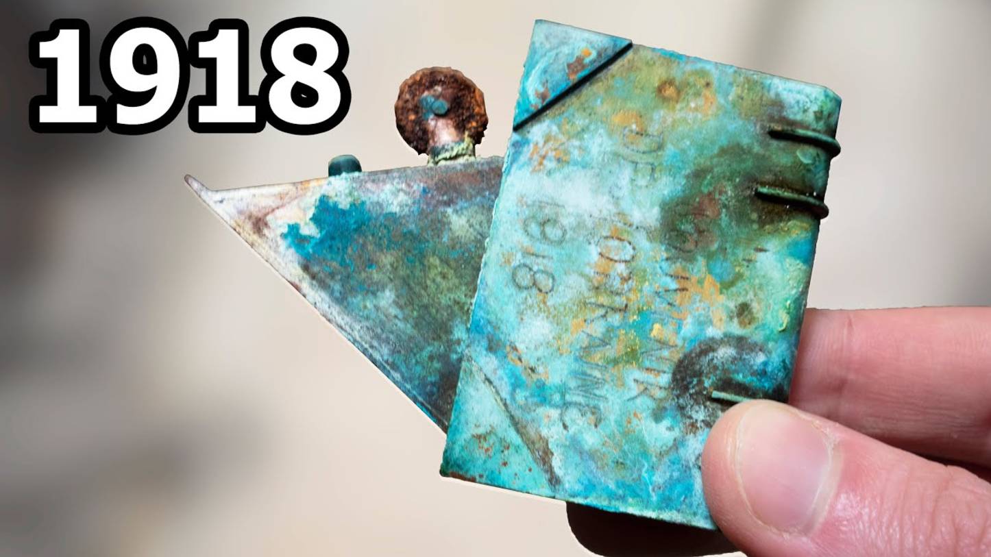 🕯️Реставрация УНИКАЛЬНОЙ зажигалки Первой мировой войны! ОНА БЫЛА 100 ЛЕТ В ЗАБВЕНИИ! 🔥 смотреть онлайн