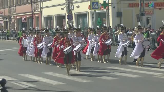 Парад дефиле оркестров фестиваля "На сопках "Манчьжурии".