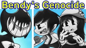 Friday Night Funkin VS Bendy s Genocide FULL DEMO + Cutscenes (FNF Mod) (Bendy and the Ink Machine)