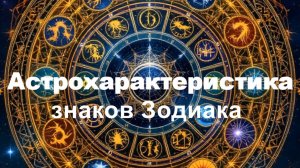АСТРОХАРАКТЕРИСТИКА знаков Зодиака💫🙂👍