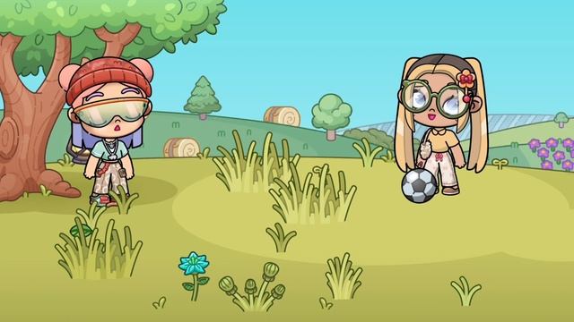 Продвигаю тренд идея Lisa Aw но я сделала с мячом