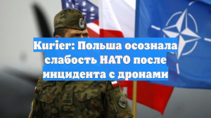 Kurier: Польша осознала слабость НАТО после инцидента с дронами