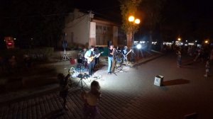 Евпатория. Крым. Музыканты на набережной. Лето на море