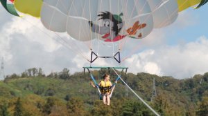 Отдых в ЛОО. Полёт на парашюте.