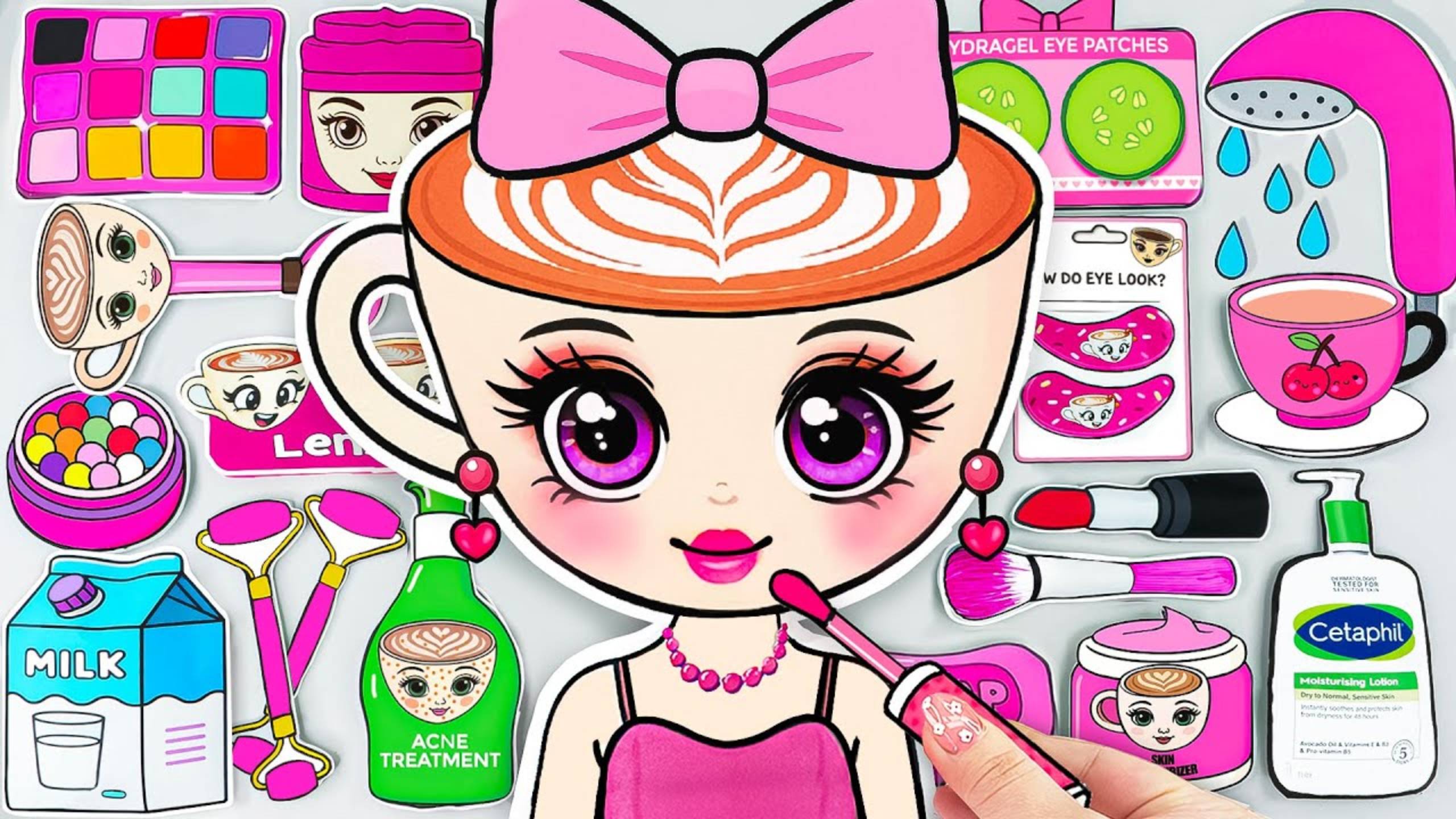 Балерина Капучино розовая как ЛАБУБУ или LABUBU| Итальянские мемы| Мультики смотреть онлайн