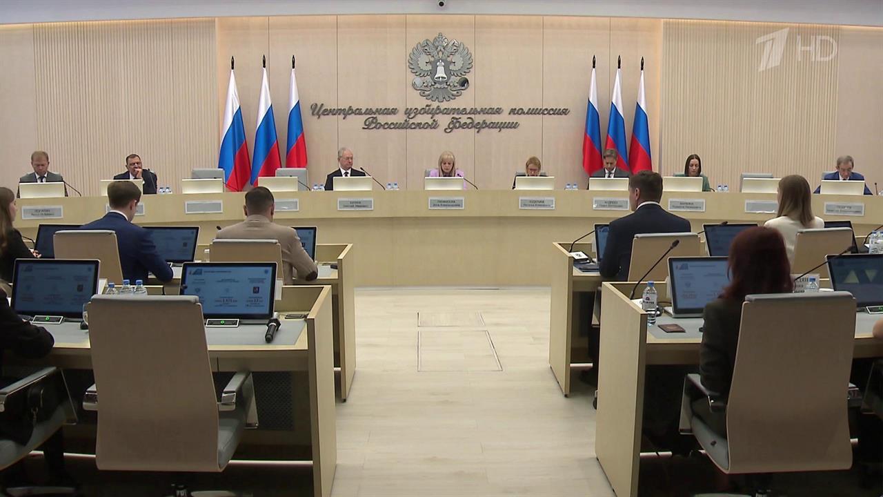 Элла Памфилова на брифинге ЦИК сообщила последние данные о ходе голосования