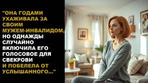 Анна мыла посуду, и случайно забрызгала телефон мужа. Стала протирать его и включилось голосовое