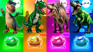 Coffin Dance Динозавры 148 уровень - Мультики про Динозавров | МУЛЬТФИЛЬМЫ ДИНОЗАВРЫ в Tiles Hop