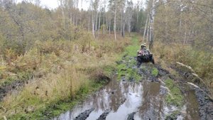 Выходной не на диване. Квадро - мото прохват до д. Подпорог на р. Кан.