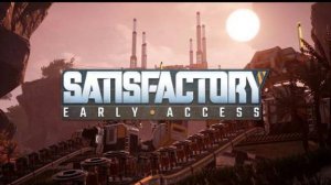 Satisfactory Угольная Электро станция в грибном кратере