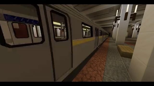 Парад поездов в Майнкрафте Метро