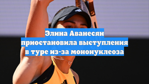 Элина Аванесян приостановила выступления в туре из-за мононуклеоза