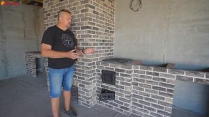 Барбекю из кирпичей ручной формовки в Тульском собрала Майкопская бригада