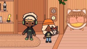 Осеннее утро Эмили и Джонни а также кики