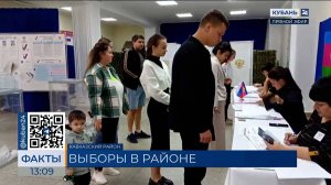 В Кавказском районе подарили сувениры молодежи, голосовавшей на выборах впервые