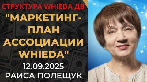 WHIEDA. Маркетинг-план Ассоциации Whieda