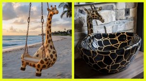 Жираф в интерьере: экзотический акцент вашего дома 🦒🏠