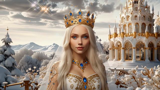 Fantasy White and Golden