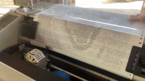 HP 2631G, HP-IB 15in dot matrix printer DEMO