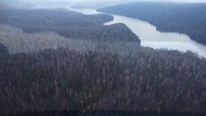 Павловское водохранилище. Октябрь. 2024 г. Полёты на воздушном шаре.