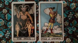 Карты Таро Уэйта. Знакомимся с сочетанием карт "одержимость человеком".