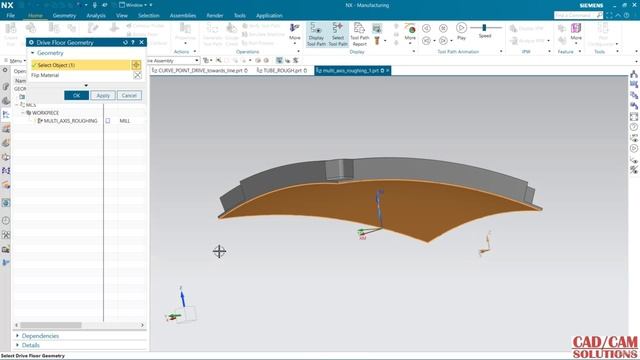 1. Multi Axis Roughing смотреть онлайн