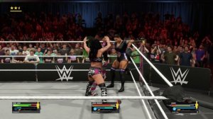 WWE 2K25 Triple match woman
