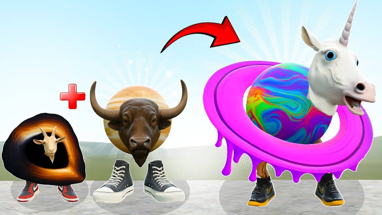 Я создал секретный мем unicornanus italian brainrot в garrys mod смотреть онлайн