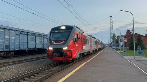 «Приветливый!» Рельсовый автобус «Орлан» РА3 - 084 на ст.Стерлитамак и Дёма, август 2025 года