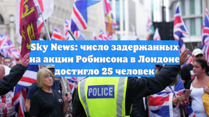 Sky News: число задержанных на акции Робинсона в Лондоне достигло 25 человек