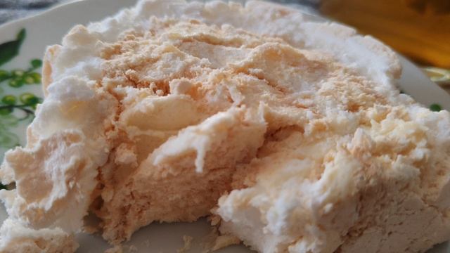 меренговый рулет к чаю в деревне