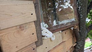 Запенил домик на дереве