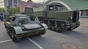 Тягач "Комсомолец" и ЗИС-33, выставка "Моторы Войны", 24 апреля 2025