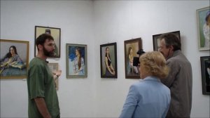 Интервью М.Аксенова выставка "Место встречи-мастерская Рисовалкино", ВЦ г.Протвино, 12.09.2025г.