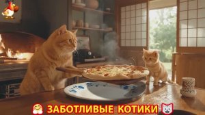 Заботливые котики спешат на помощь 😸😹😻 (332)