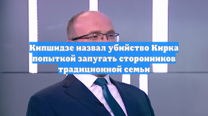 Кипшидзе назвал убийство Кирка попыткой запугать сторонников традиционной семьи