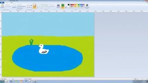 Видеоурок «Гадкий утёнок» в программе Paint
