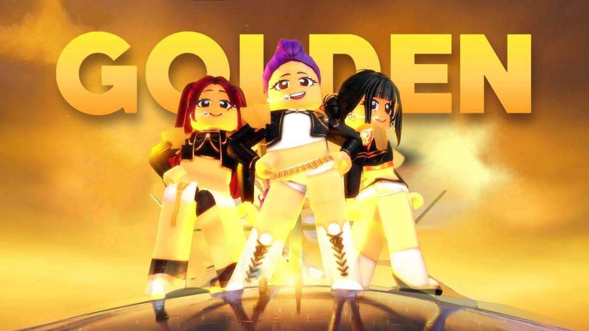 KPOP Demon Hunters: Полный «золотой» музыкальный клип Roblox