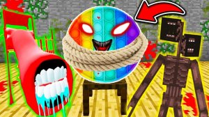 SCP СИРЕНОГОЛОВЫЙ И ГОРКА ПОЖИРАТЕЛЬ - МАЙНКРАФТ ФИЛЬМ. РАКУН И ДОЧКА MINECRAFT