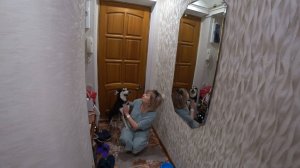 Рита-Бася радостно встречает Люду. 21.08.2025.