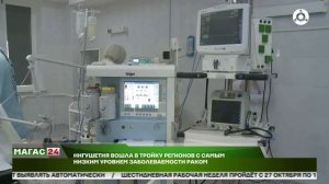 Ингушетия вошла в тройку регионов с самым низким уровнем заболеваемости раком