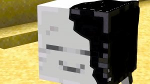 я поместил гаста в клетку из нового обновления (майнкрафт ванила)