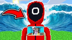 НУБ И ПРО ДОМ ПРОТИВ ЦУНАМИ В МАЙНКРАФТ РАКУН И ДОЧКА НОВАЯ РУБРИКА СИРЕНОГОЛОВЫЙ